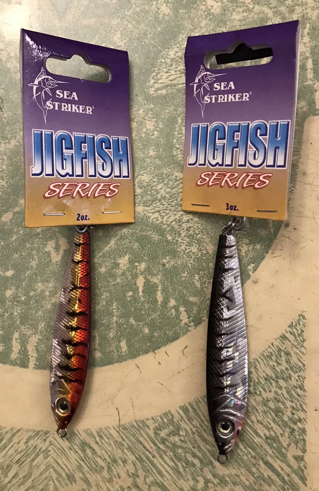 2 nuevas plantillas de señuelos Sea Striker Jig Fish Foto 1 de 1