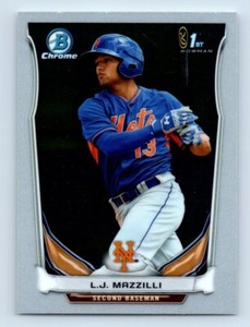 2014 Bowman Chrome Prospects L.J. Mazzilli New York Mets #BCP92