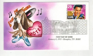 ELVIS PRESLEY 2721 HANDPAINTED BY LOIS HAM GRACELAND TENNESSEE PICTORIAL - Picture 1 of 1