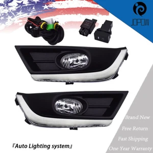 Daytime Running Light For 2017-2018 Honda CR-V Fog Lamp Assembly w/ Bulbs Cover - Picture 1 of 12