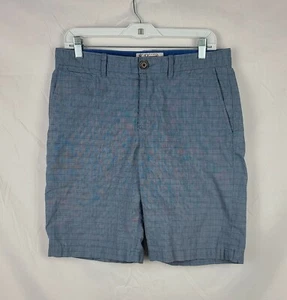 Penguin by Munsing Wear Men's Preppy Travel Plaid Blue Bermuda Shorts sz 32 - Picture 1 of 8