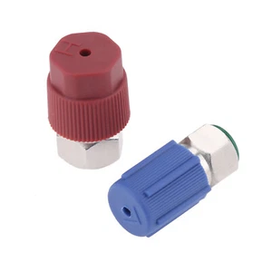 Fitting Port Adapter Cover Retrofit R12 to Accept R134a 13mm Low 16mm High Cap - Picture 1 of 12