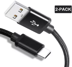 2x Short Samsung USB Type C Fast Charger Cable Galaxy S9 S10 S20 Note 20 Ultra - Picture 1 of 4