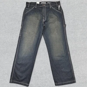 Levi's Signature Carpenter Jeans Men's 36x32 Blue Denim Relaxed Straight Utility - Picture 1 of 18