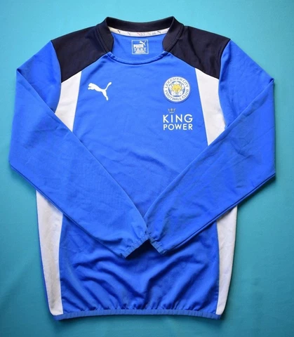 Leicester City Jacket Mens Size S Long Sleeve Blue Football Soccer Puma ig93 Cover