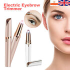 Womens Painless Electric Eyebrow Hair Trimmer Epilator Remover Brow Shaver UK
