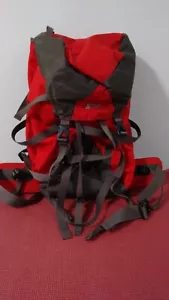 Mountain Equipment CO-OP MEC Outdoor Camping Hiking Backpack RED+GRAY - Picture 1 of 4
