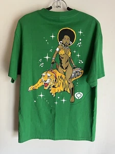 New Y2K Circa Shoes T-Shirt Size Large Skater Skateboarding BNWT Green Tee - Picture 1 of 7