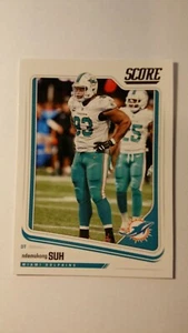 Tradingcard Football NFL Ndamukong Suh Miami Dolphins Panini Score 2018 - Bild 1 von 2