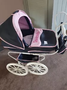 Hauck Classic Navy Toy Doll Pram Stroller - Picture 1 of 5