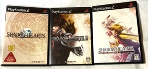 3 Lot Sony PS2 Shadow Hearts 1 2 From The New World RPGJapan PlayStation 2 F/S - Picture 1 of 2