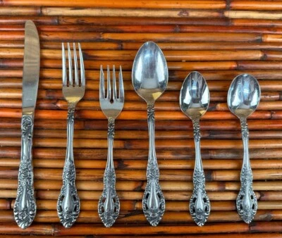 Interpur * INR13  Satin, Black Accent Stainless Flatware CHOICE - CHOOSE (206) - Image 1 of 3