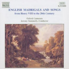 Various Composers English Madrigals and Songs (CD) Album (UK IMPORT)