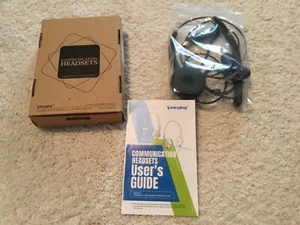 VoiceJoy Zestaw słuchawkowy komunikacyjny Model T600V-B Czarny mikrofon głośności Nowy w pudełku z przewodnikiem - Zdjęcie 1 z 1