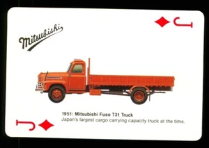 1x Spielkarte Mitsubishi Fuso T31 LKW Jack of Diamonds S83 - Bild 1 von 3