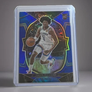 2022-23 Panini Select Concourse Blue Silver Prizm RC #90 Jalen Williams Rookie - Picture 1 of 2