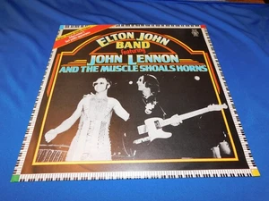JOHN LENNON & ELTON JOHN LIVE 3 Track 12" Maxi Single Vinyl German 1981 11/28/74 - Picture 1 of 11