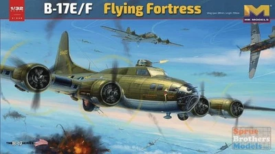 HKM01E05 1:32 HK Modelos B-17E B-17F Fortaleza Voladora Foto 1 de 4