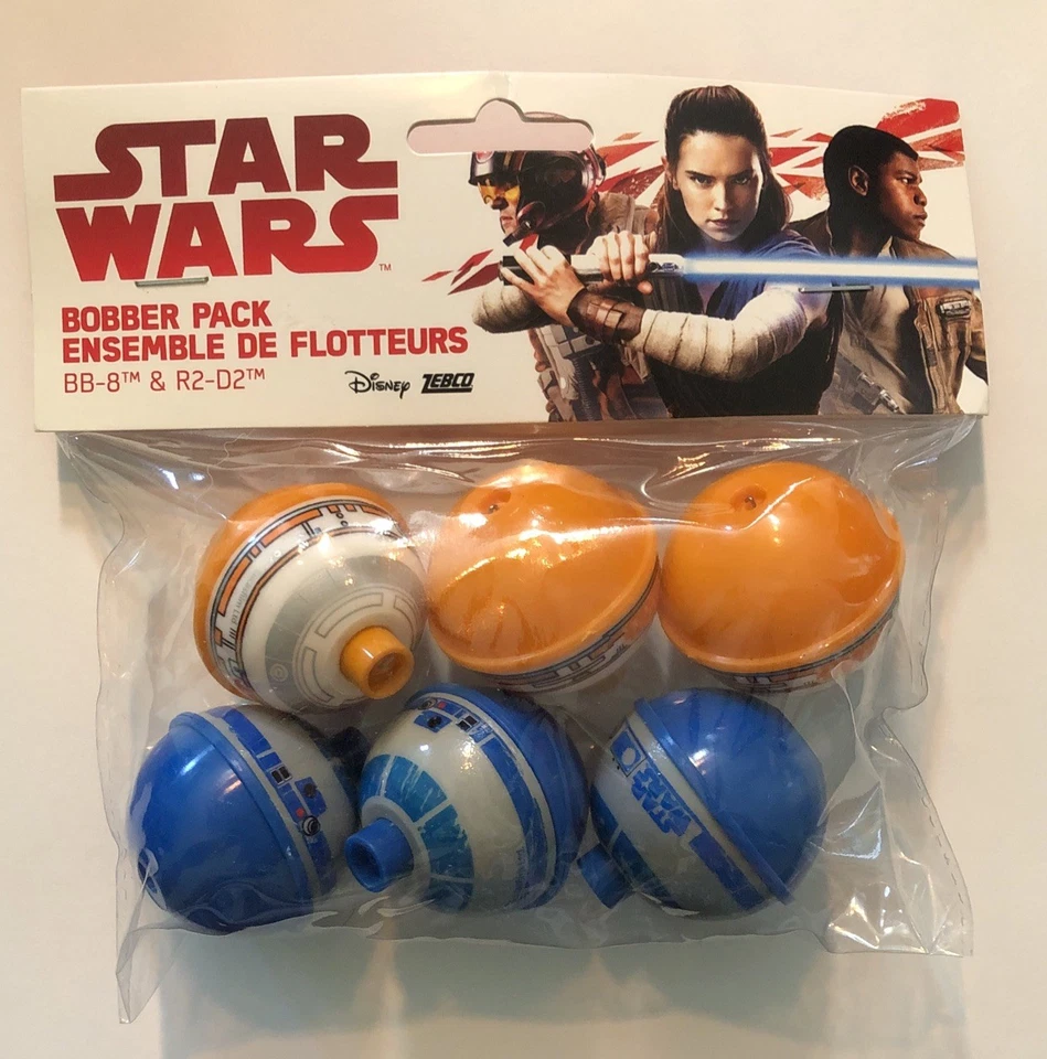 Zebco / Quantum Stwrbob Bp6 Star Wars Bobber Set Package of 6