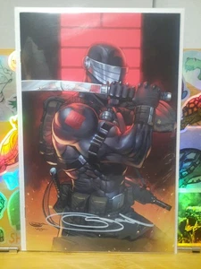 GI JOE SILENT MISSIONS #21 C2E2 SIGNED!!! By SAJAD SHAH - C.O.A. VIRGIN VARIENT  - Picture 1 of 14