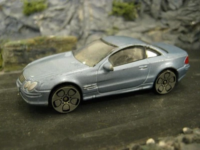 Realtoy Mercedes-Benz SL Soupe em azul escala 1:59 modelo de carro fundido - Imagem 1 de 4
