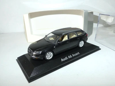 AUDI A6 AVANT C6 3.2 Quattro Noir Black MINICHAMPS 1:43 - Photo 1/2
