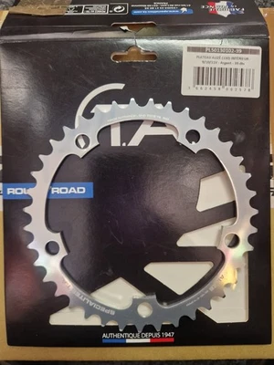 TA Specialites Vento Chainring 135mm 5 Arm Asymmetric 39t 9/10 Speed Silver - Image 1 of 2
