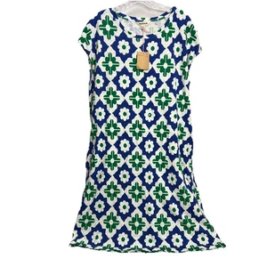 Boden grün 100% Baumwolle Leah Jersey T-Shirt Kleid grün 20-22L - Bild 1 von 12