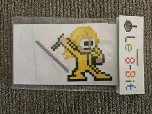 Calcomanía adhesiva Le-8-bit KILL BILL TheBride Quentin Tarantino Uma Thurman NUEVA RARA - Imagen 1 de 2