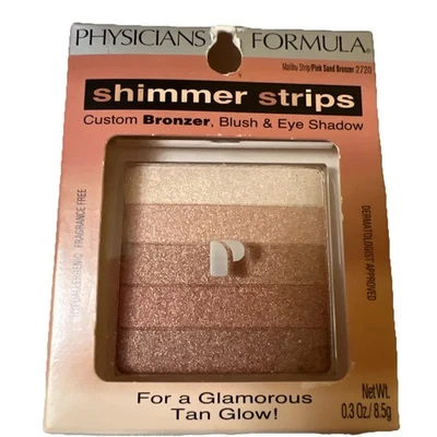 Physicians Formula Shimmer Strips Bronzer, Blush & Eye Shadow 2720 Malibu Strip - Image 1 of 2