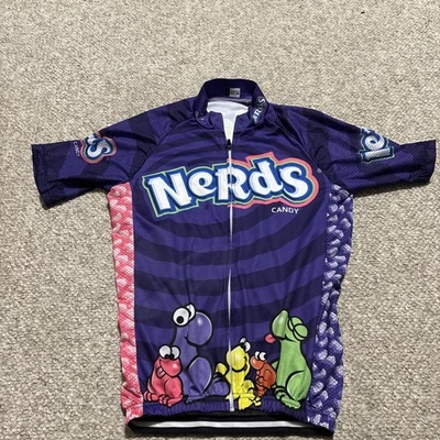 Camiseta deportiva de ciclismo pequeña juvenil nerds manga corta divertida Foto 1 de 4