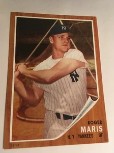 2016 Topps Archives 65th Ann Jumbo 5x7 Roger Maris Yankees A65RM #'d 01/49 - Picture 1 of 1