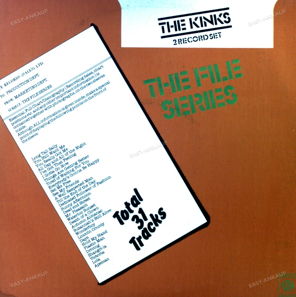 The Kinks - The File Series 2LP (VG+/VG) . - Image 1 of 1