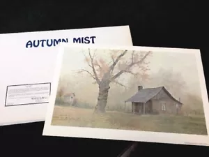 "Autumn Mist" LARRY DODSON SO Lithograph Ed 1500 S/0 Realism/1977 History <30" - Picture 1 of 7