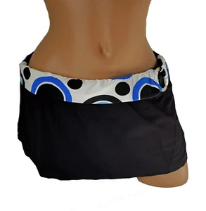 2 Bamboo NEW Black Women S M L Small Medium Large Swimsuit Skirt Bottom $63 4085 - Picture 1 of 2