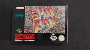 SIM CITY SUPER NINTENDO SNES PAL ITALIENISCH GIG GEBRAUCHT KOMPLETT SCHÖN!! - Bild 1 von 13