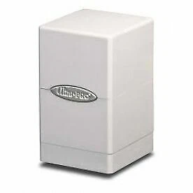 Ultra Pro White Satin Tower Deck Boxes