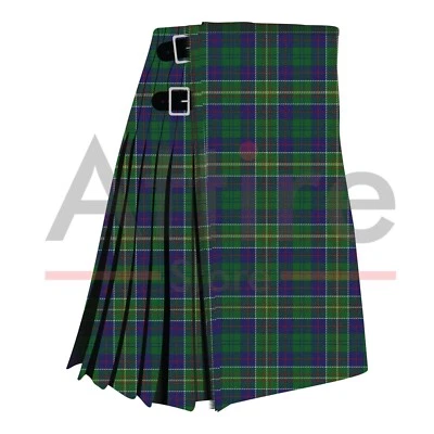 Scottish Handmade Traditional Hunter Of Hunterson Tartan Kilt-Clan Hunter - Image 1 of 2