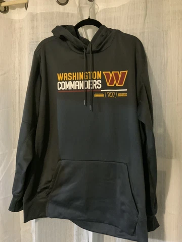 Washington Commanders Hoodie Sweatshirt Mens XL Gray Nike NFL Prime NWT Cover