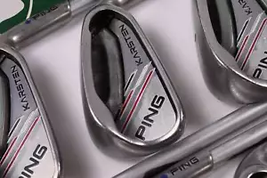 Ping Karsten 2014 Irons / 5-PW+SW / Purple Dot / Regular Flex Ping KS 401 Shafts - Picture 1 of 7