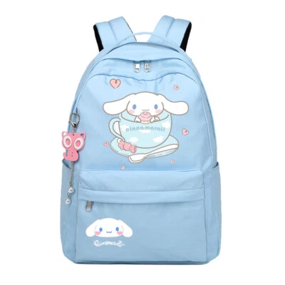 Cinnamoroll Melody Campus Mochila Práctica Gran Capacidad Bolso Escolar Bolso de Mano Foto 1 de 4