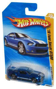Hot Wheels 2010 New Models Blue '10 Ford Shelby GT500 Car 009/240 - Picture 1 of 1