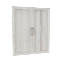 ClosetMaid Style+ Tower Closet Door 30" x 25" Traditional Bleached Brown Walnut
