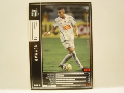 Panini WCCF 2010-11 Neymar Júnior 1992 Brazil　No.11 Santos FC #031 Rookie Card - Image 1 of 4