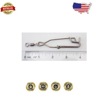 Paquete de 50 clips señuelo de acero inoxidable de 3" con giro - elementos esenciales modernos para exteriores - Imagen 1 de 2