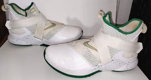 LeBron Soldier XII White Green Gold Men's Size 11 Nike Sneaker Shoes - Picture 1 of 9
