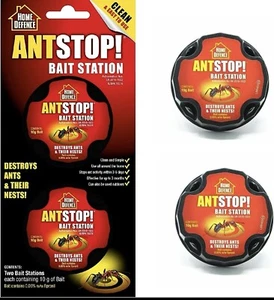 Britbuy Ant Stop! Bait Station | Ant Killer 2 Traps Effective Ant Nest Control - Picture 1 of 3
