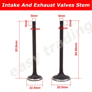Intake And Exhaust Valves Stem For LEXMOTO Pulse Adrenaline 125 K157FM - Picture 1 of 1