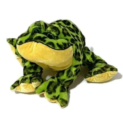Ganz Webkinz Lil Bullfrog Plush 10" Green HM114 - Image 1 of 3