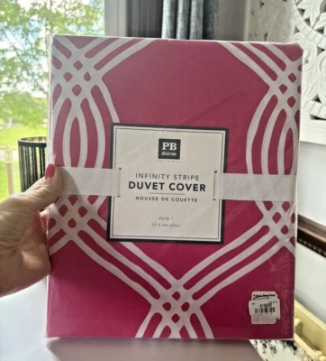 Pottery Barn Duvet Pink white gift princess Girl Rainbow Disney Belle Barbie🌈 , - Image 1 of 4